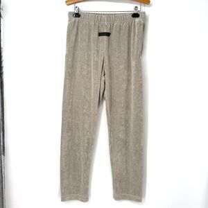 Essentials FOG Fear of God Velour Sweatpants Comfort Drawstring Mens Size S